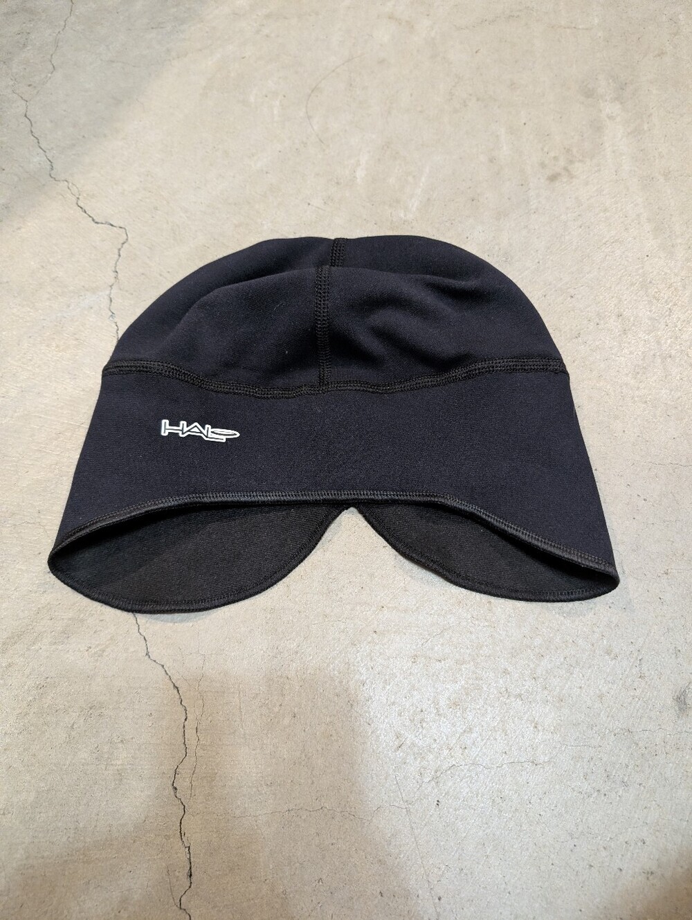 Halo Black Thermal Skull Cap with Ear Coverage